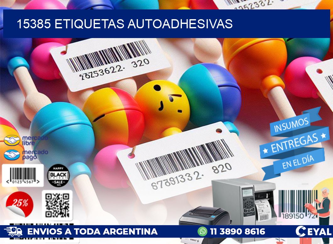 15385 ETIQUETAS AUTOADHESIVAS