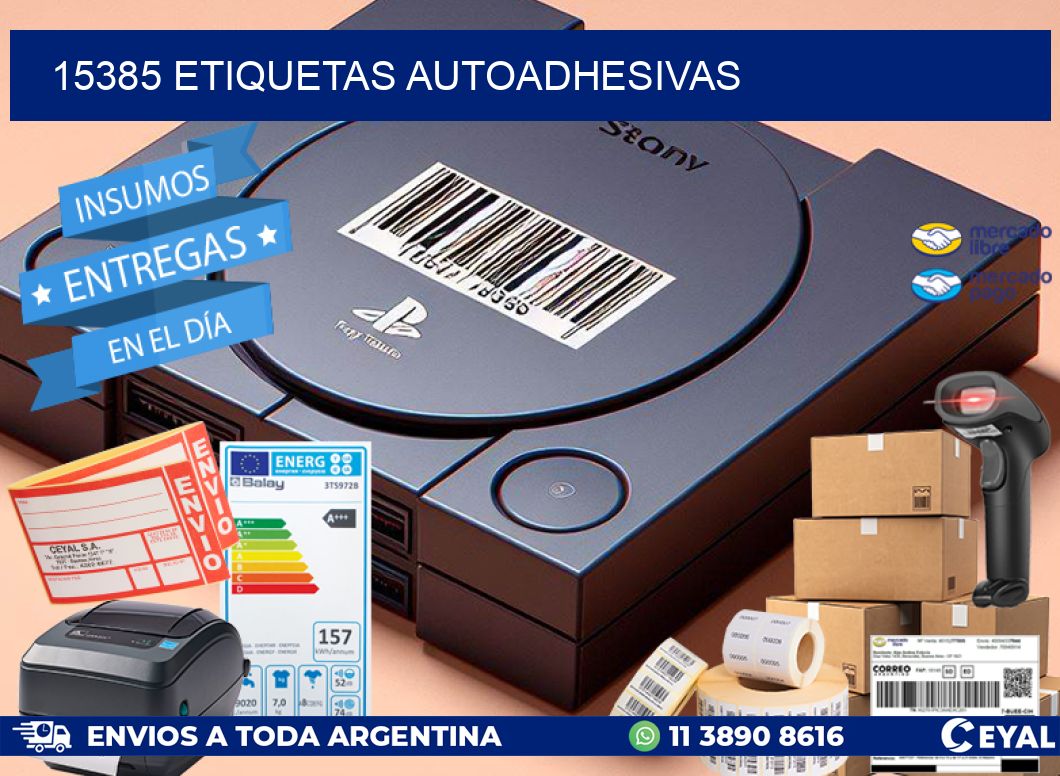 15385 ETIQUETAS AUTOADHESIVAS