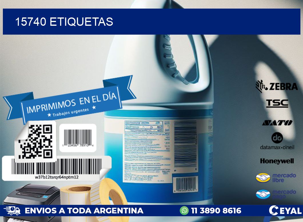 15740 ETIQUETAS