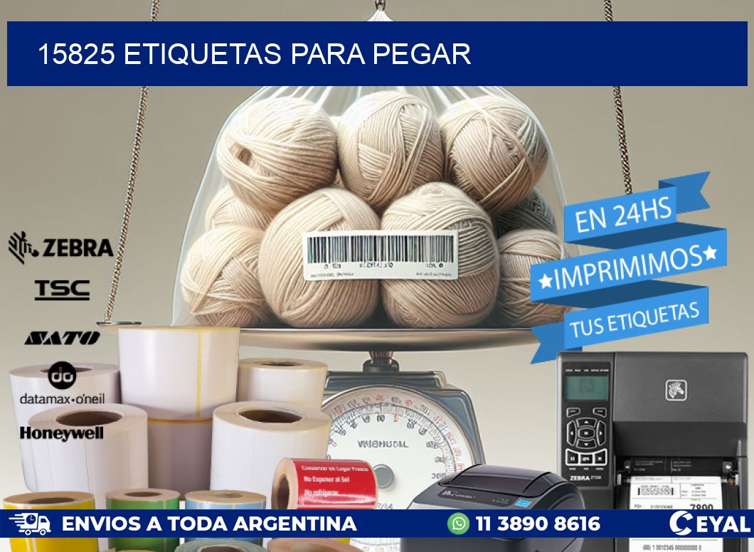 15825 ETIQUETAS PARA PEGAR