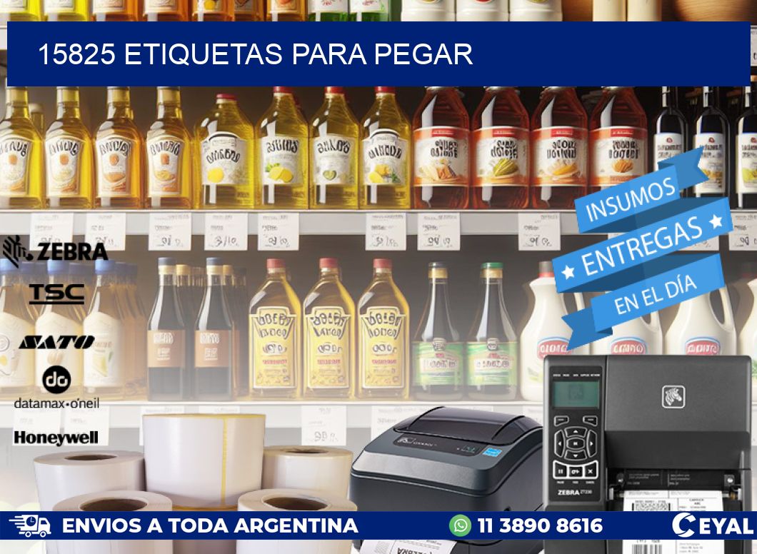 15825 ETIQUETAS PARA PEGAR