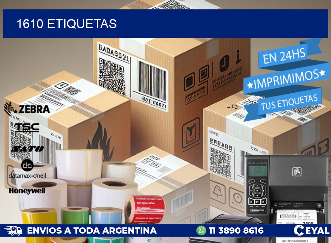 1610 ETIQUETAS