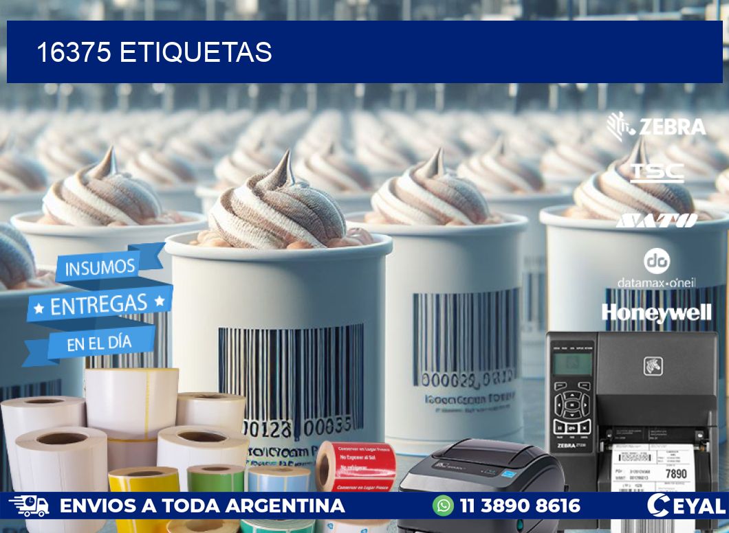 16375 ETIQUETAS