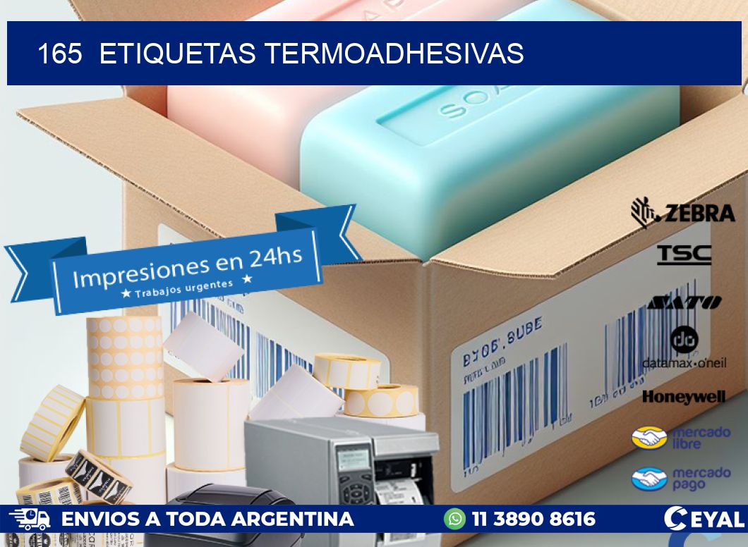 165  ETIQUETAS TERMOADHESIVAS