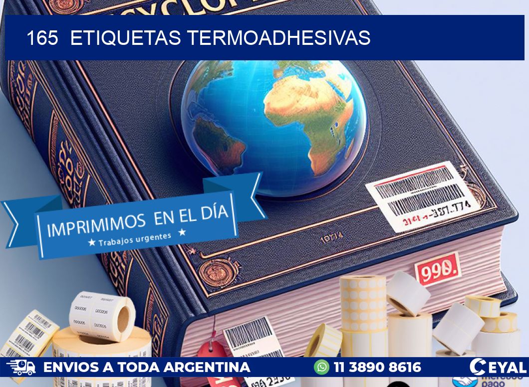165  ETIQUETAS TERMOADHESIVAS