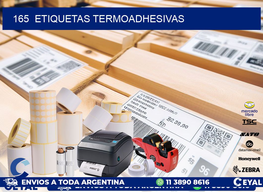 165  ETIQUETAS TERMOADHESIVAS