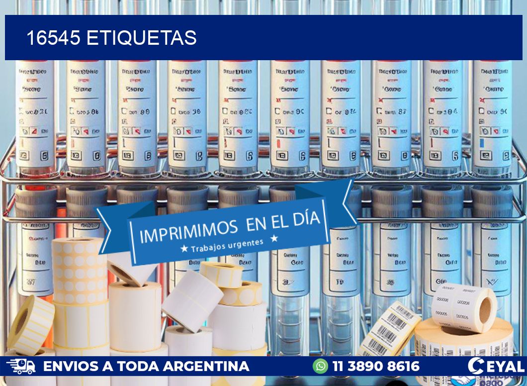 16545 ETIQUETAS