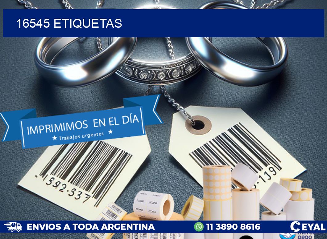 16545 ETIQUETAS