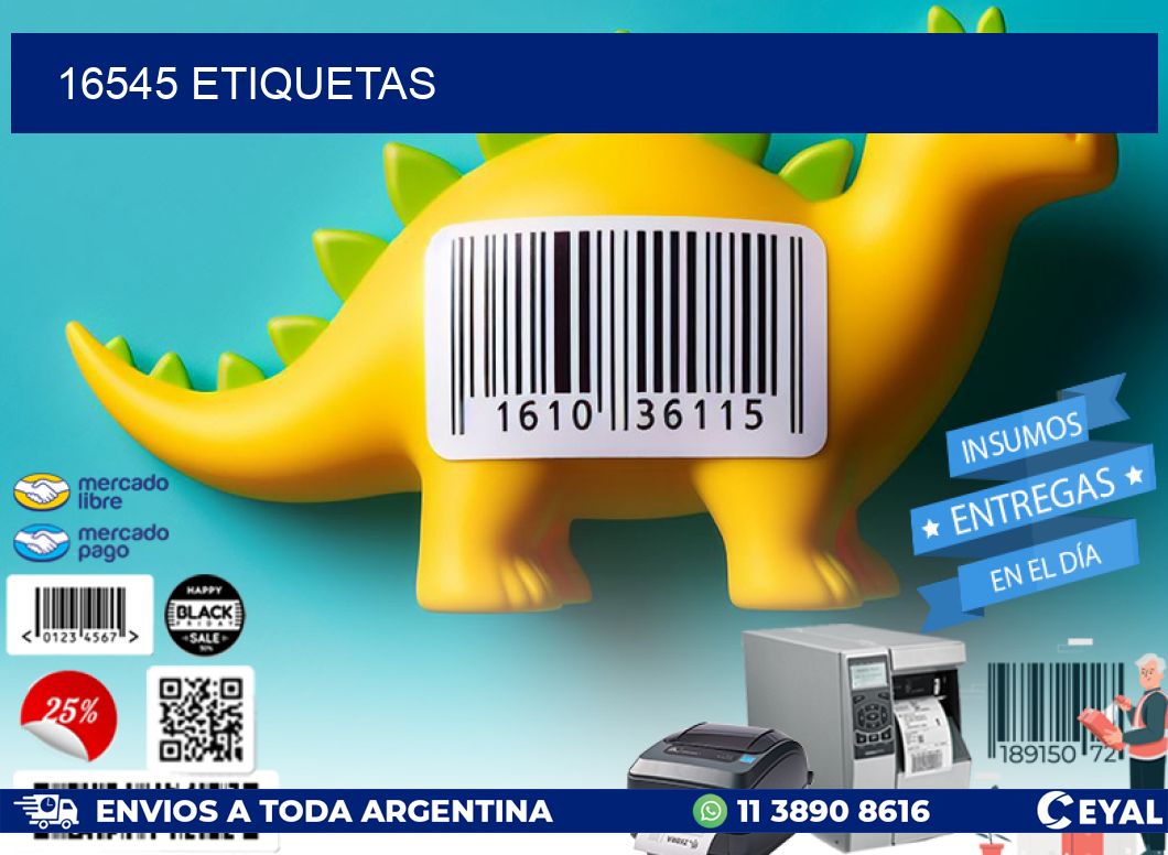 16545 ETIQUETAS