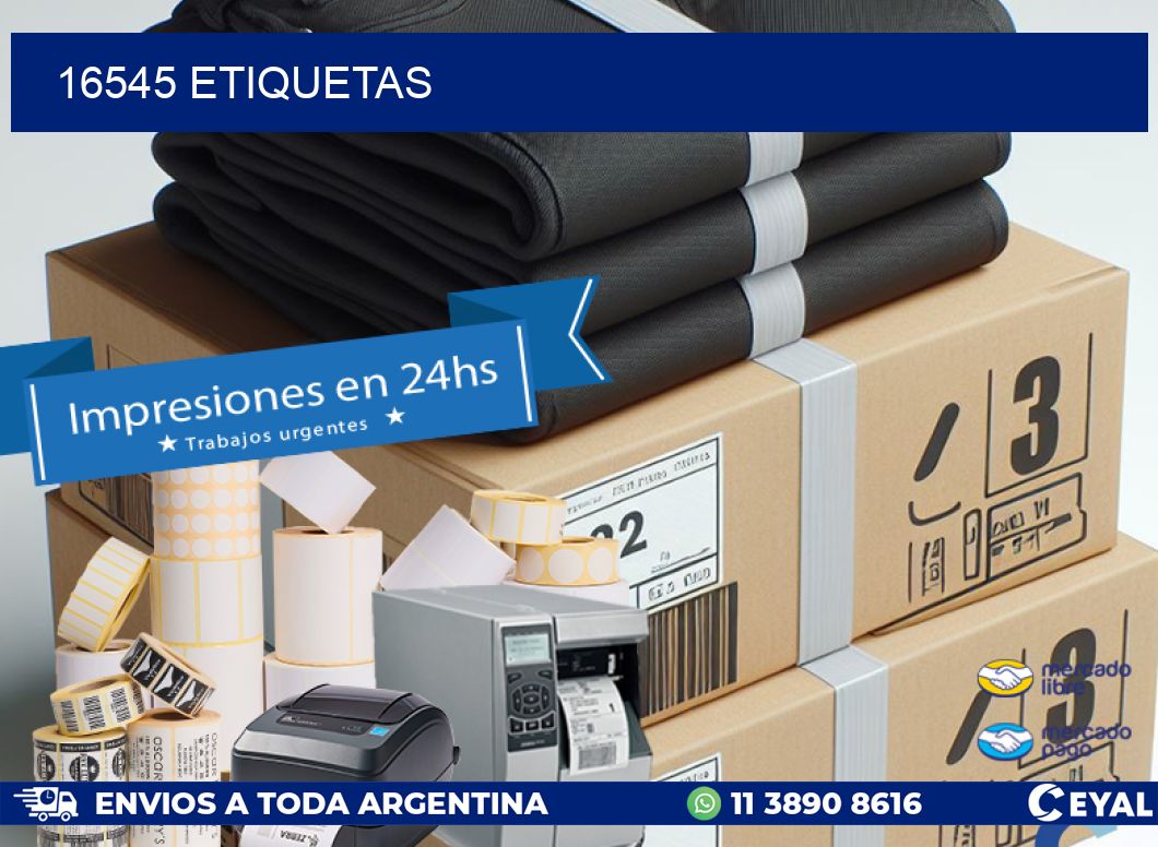 16545 ETIQUETAS