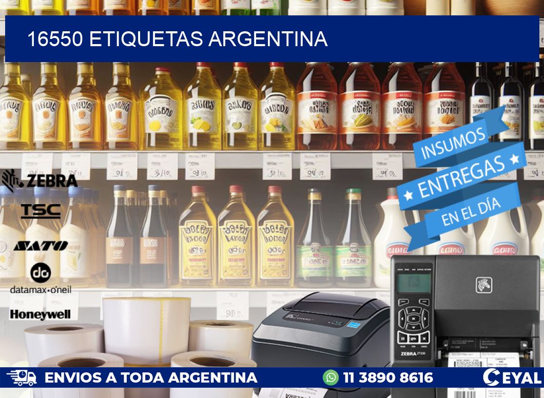16550 ETIQUETAS ARGENTINA