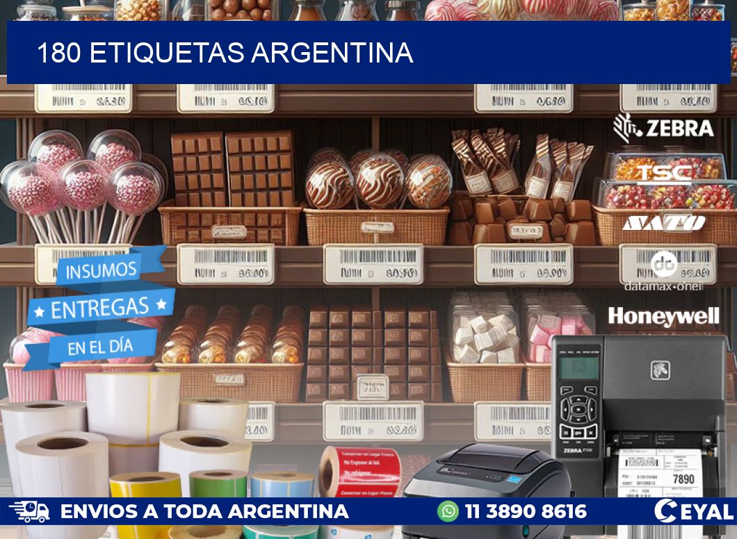 180 ETIQUETAS ARGENTINA