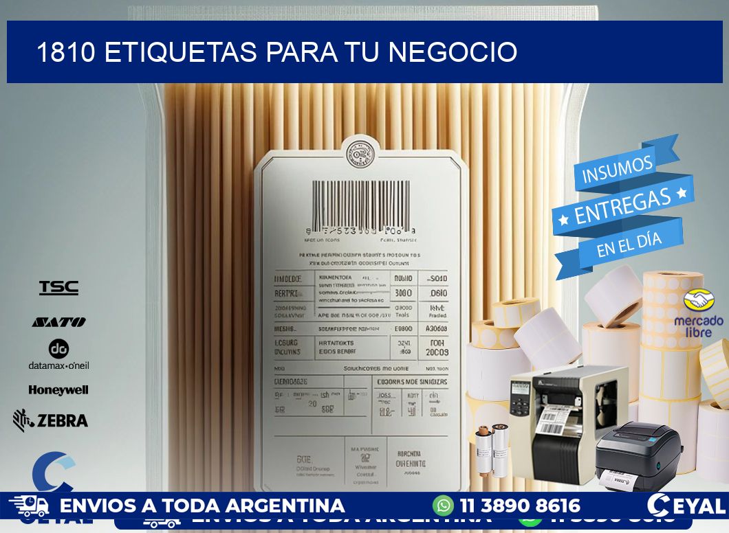 1810 ETIQUETAS PARA TU NEGOCIO