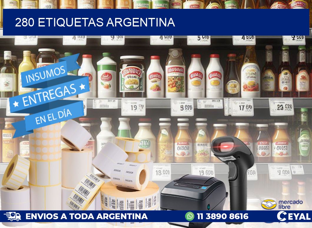 280 ETIQUETAS ARGENTINA