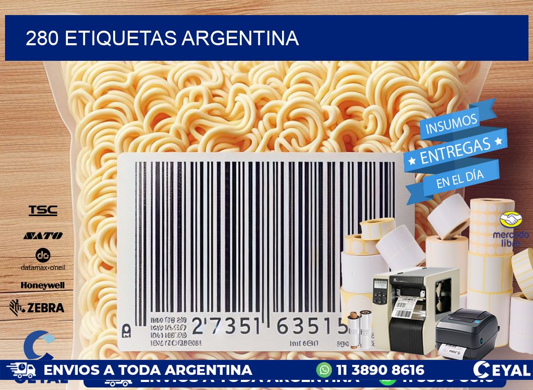 280 ETIQUETAS ARGENTINA