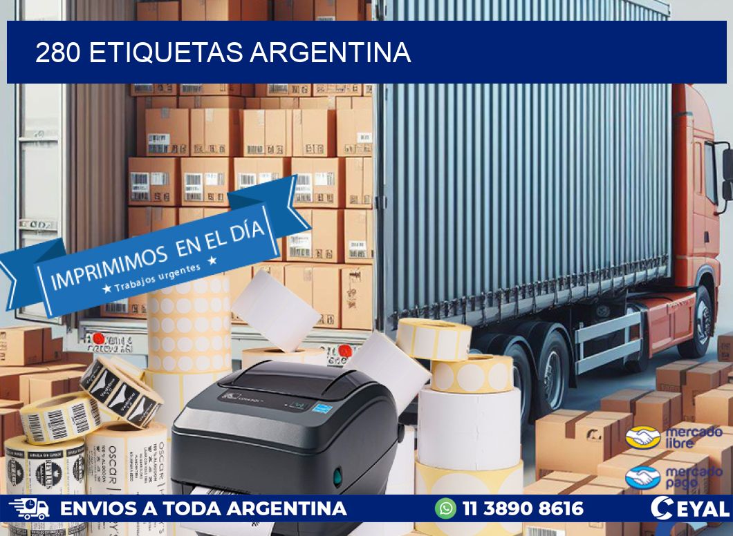280 ETIQUETAS ARGENTINA