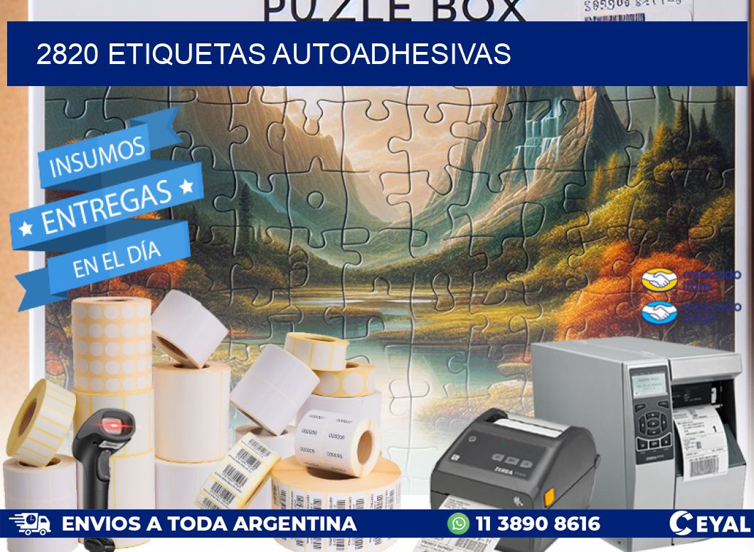 2820 ETIQUETAS AUTOADHESIVAS