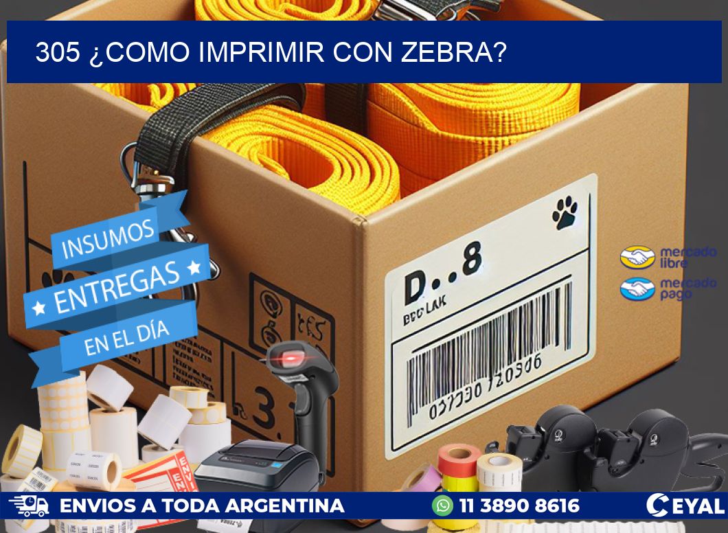 305 ¿COMO IMPRIMIR CON ZEBRA?