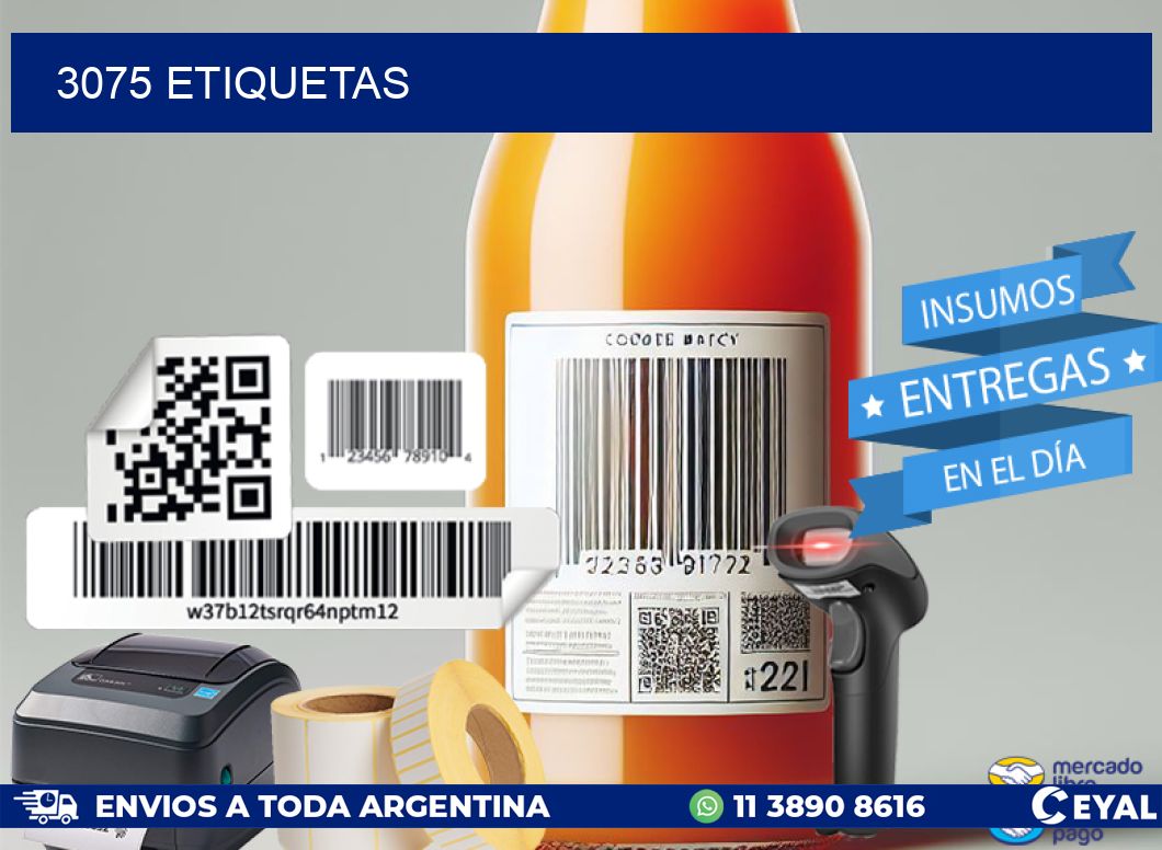 3075 ETIQUETAS