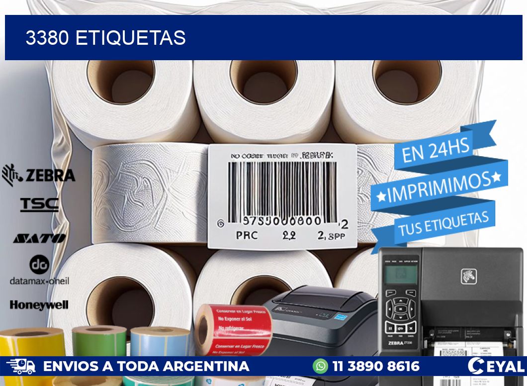 3380 ETIQUETAS