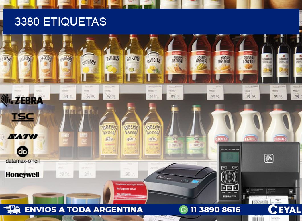 3380 ETIQUETAS
