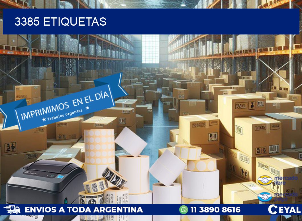 3385 ETIQUETAS