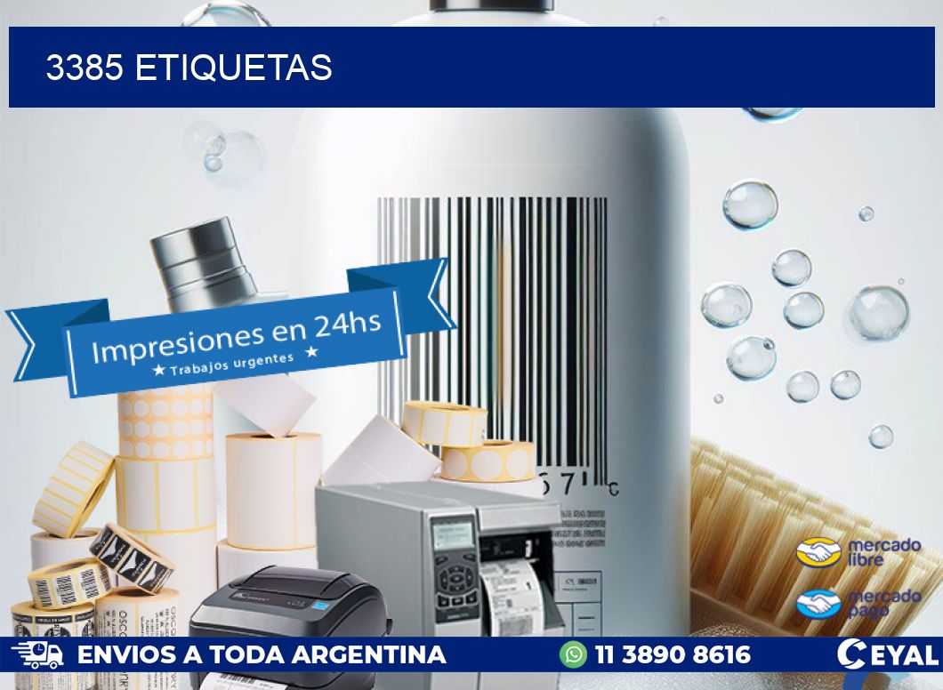 3385 ETIQUETAS