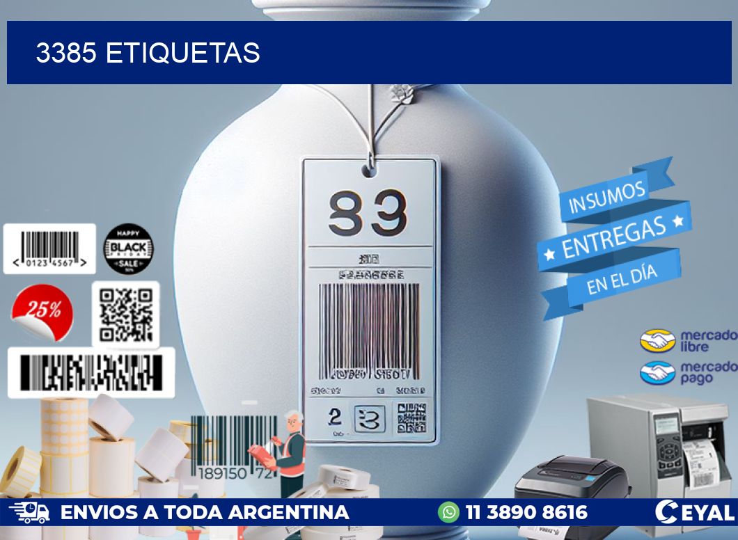 3385 ETIQUETAS