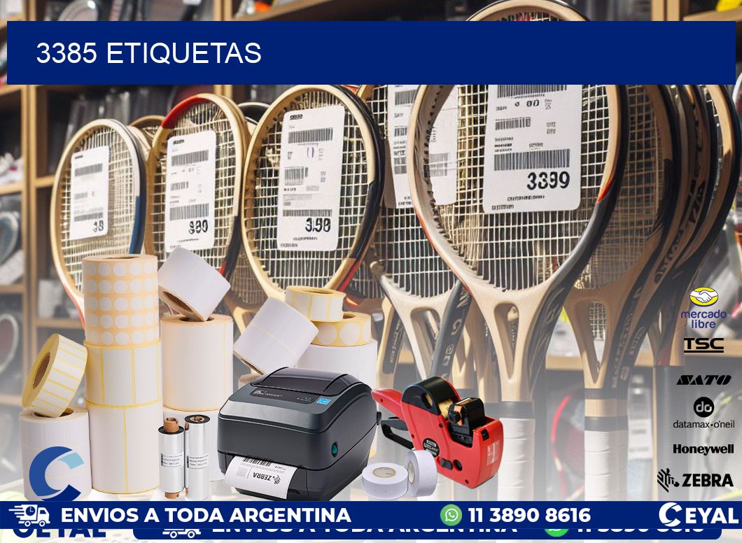 3385 ETIQUETAS