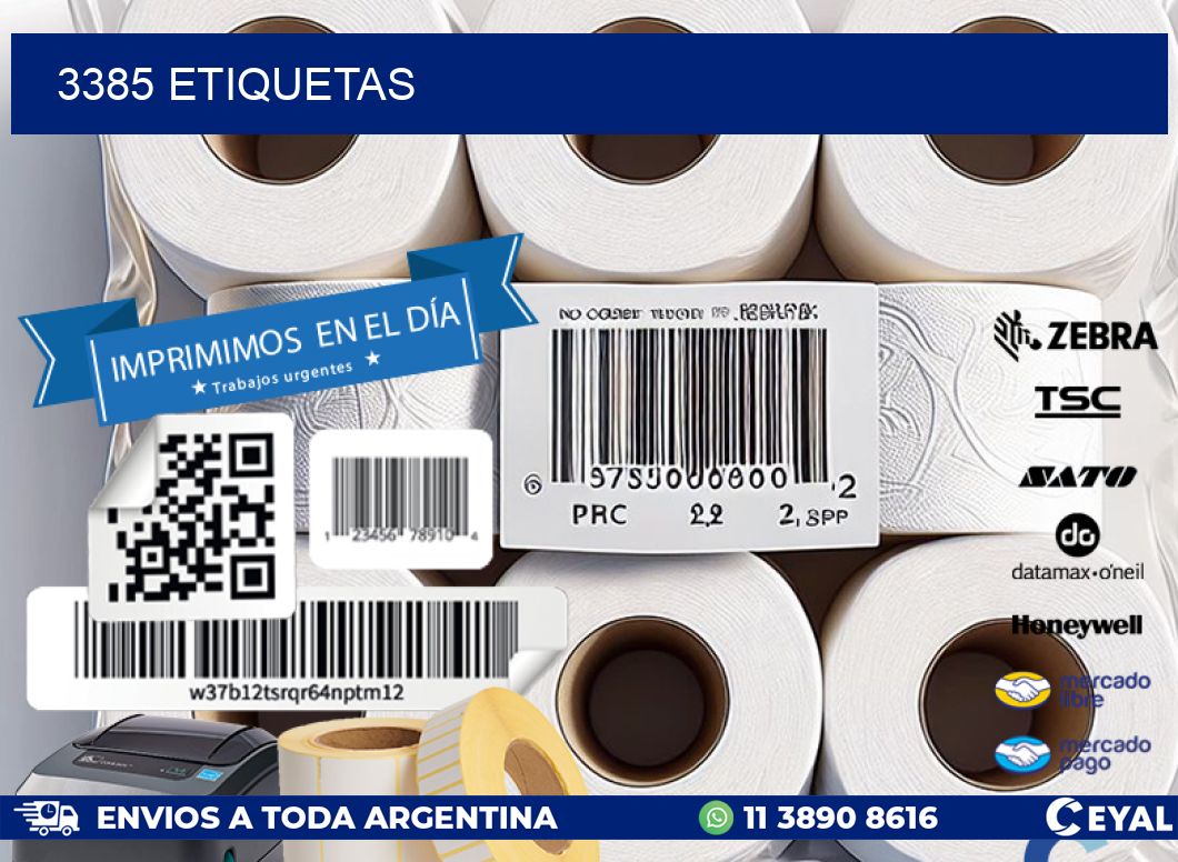 3385 ETIQUETAS