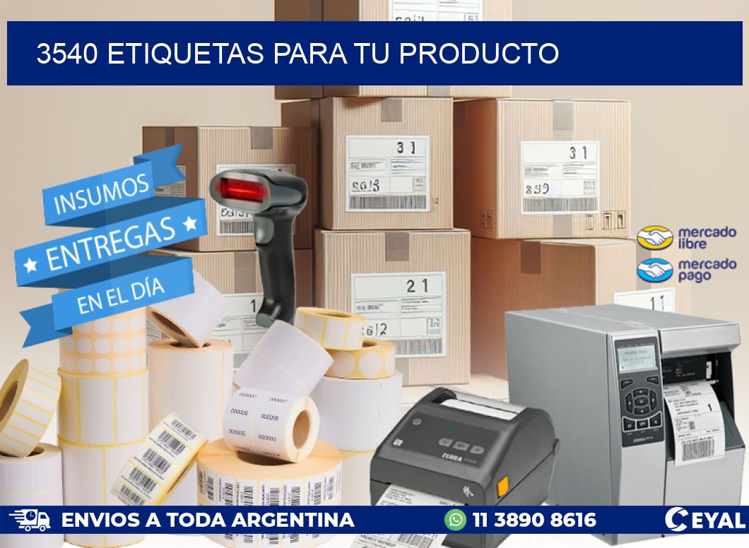 3540 ETIQUETAS PARA TU PRODUCTO