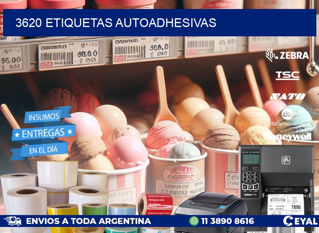 3620 ETIQUETAS AUTOADHESIVAS