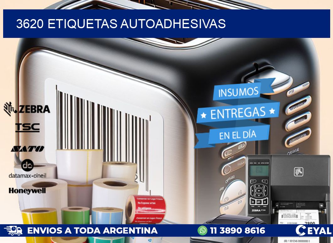 3620 ETIQUETAS AUTOADHESIVAS