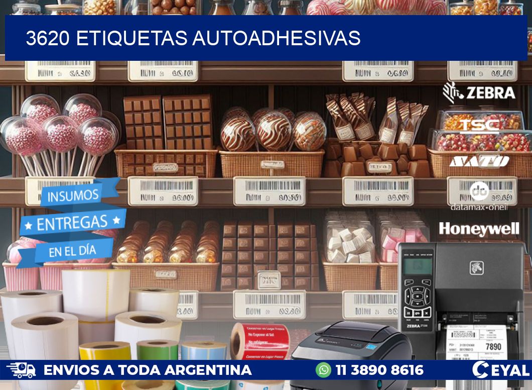 3620 ETIQUETAS AUTOADHESIVAS