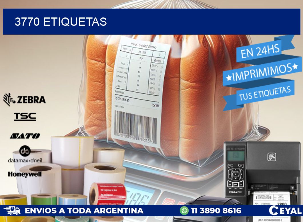 3770 ETIQUETAS