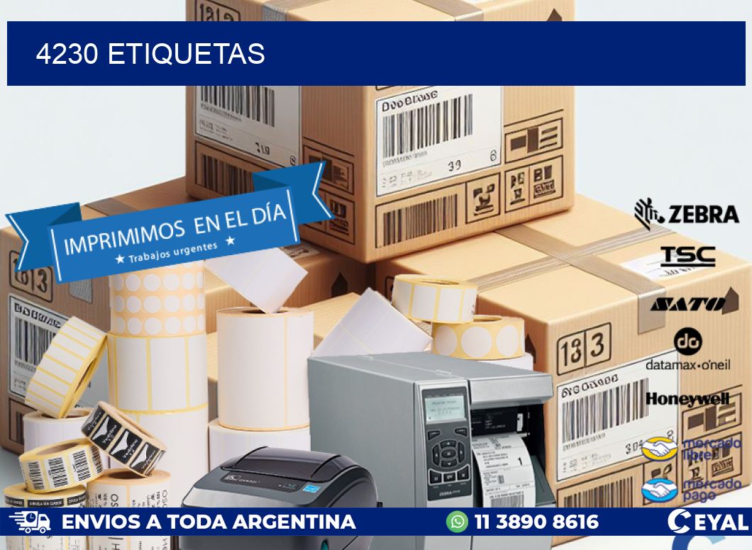 4230 ETIQUETAS