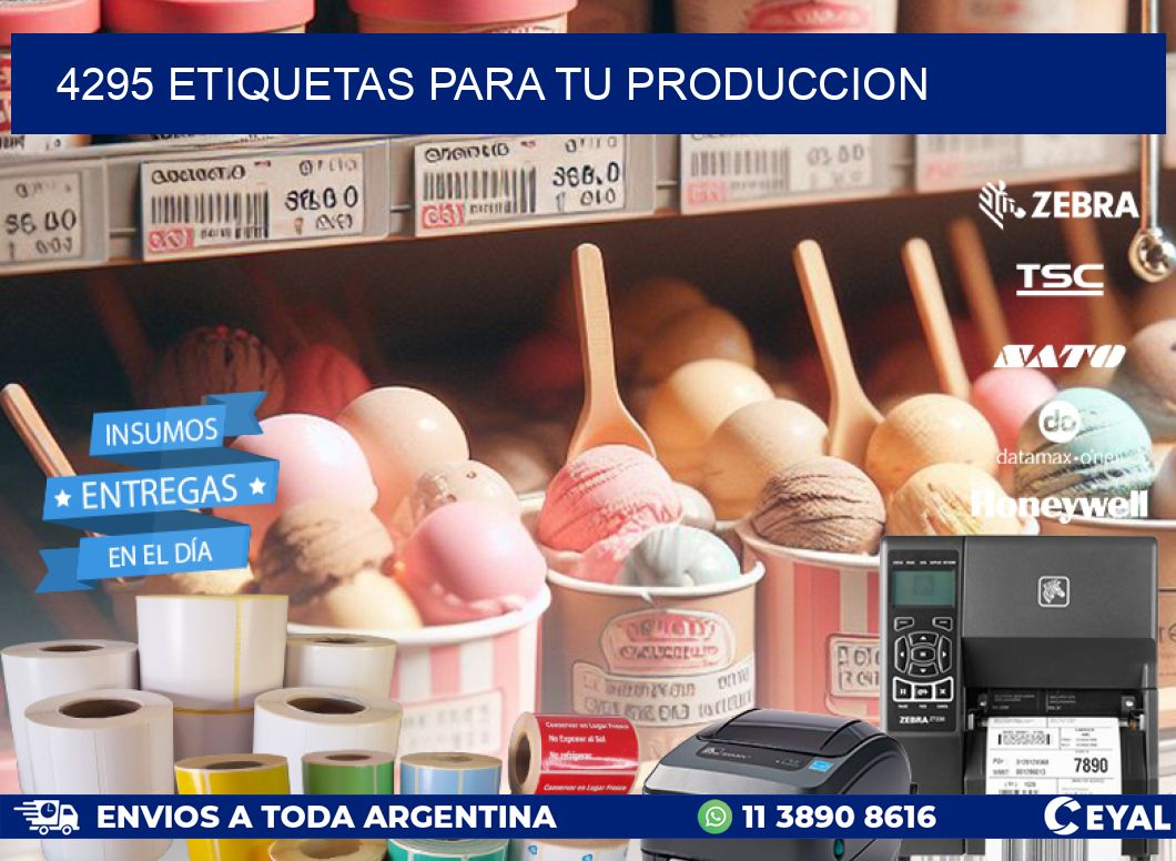 4295 ETIQUETAS PARA TU PRODUCCION