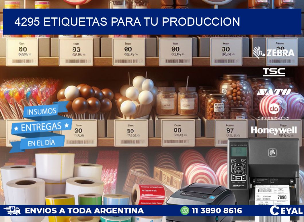4295 ETIQUETAS PARA TU PRODUCCION