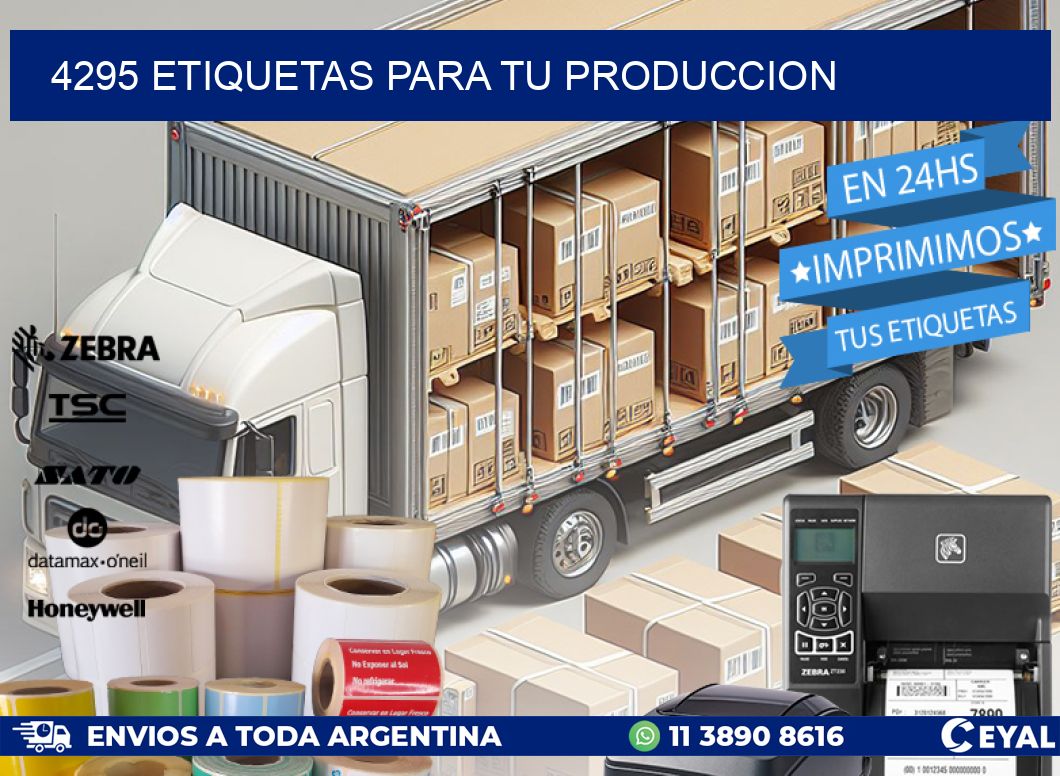 4295 ETIQUETAS PARA TU PRODUCCION