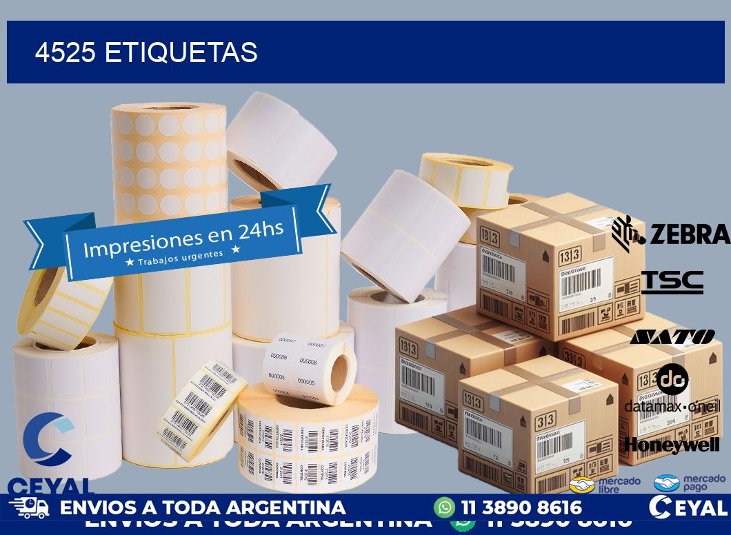 4525 ETIQUETAS