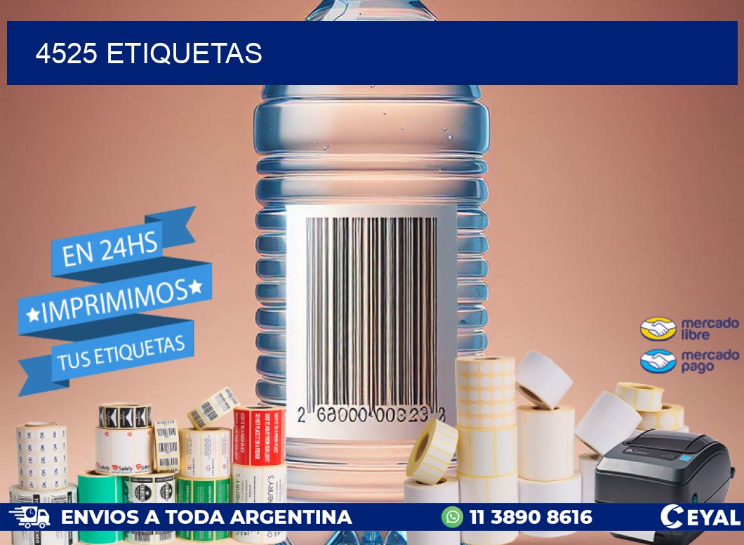 4525 ETIQUETAS