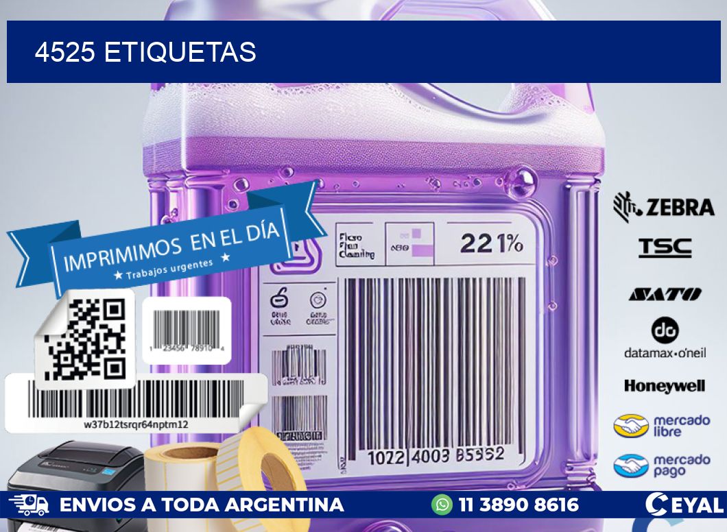 4525 ETIQUETAS