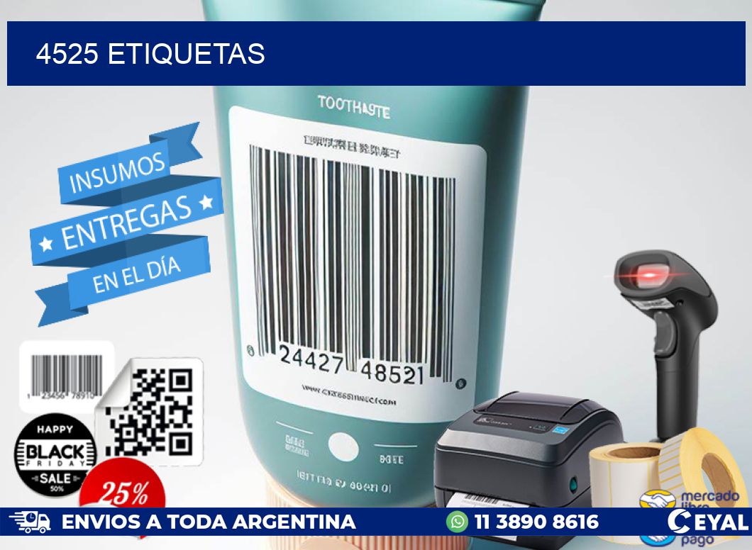 4525 ETIQUETAS