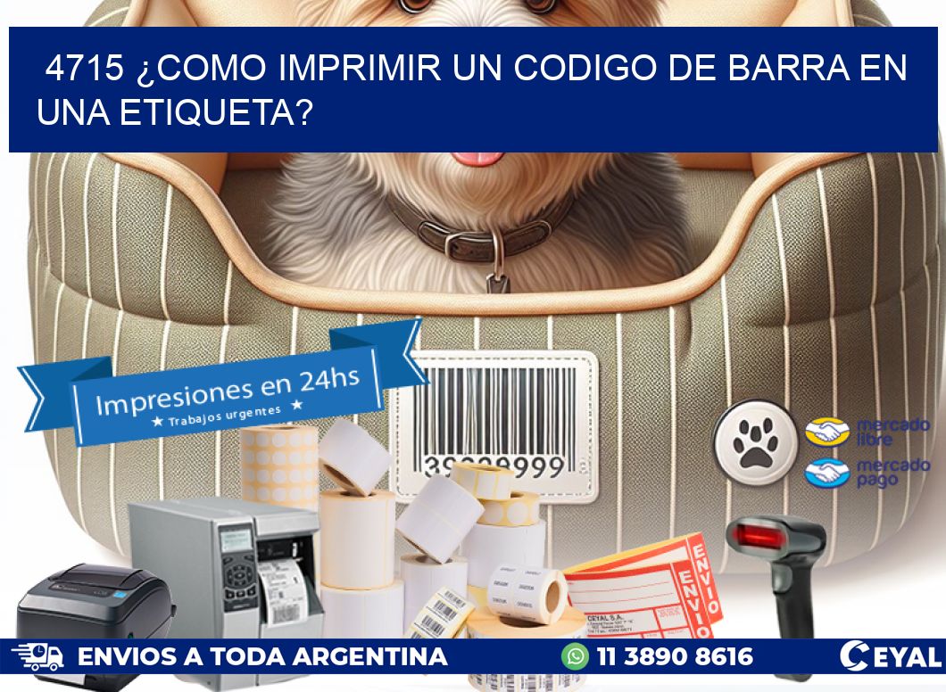 4715 ¿COMO IMPRIMIR UN CODIGO DE BARRA EN  UNA ETIQUETA?