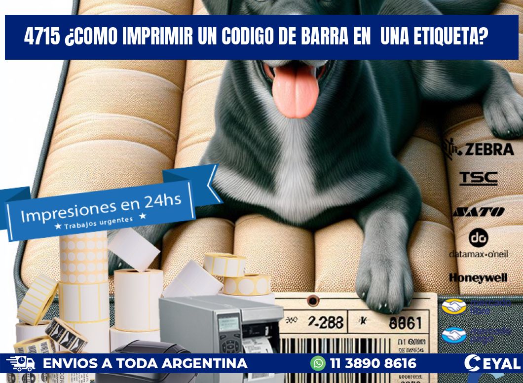 4715 ¿COMO IMPRIMIR UN CODIGO DE BARRA EN  UNA ETIQUETA?