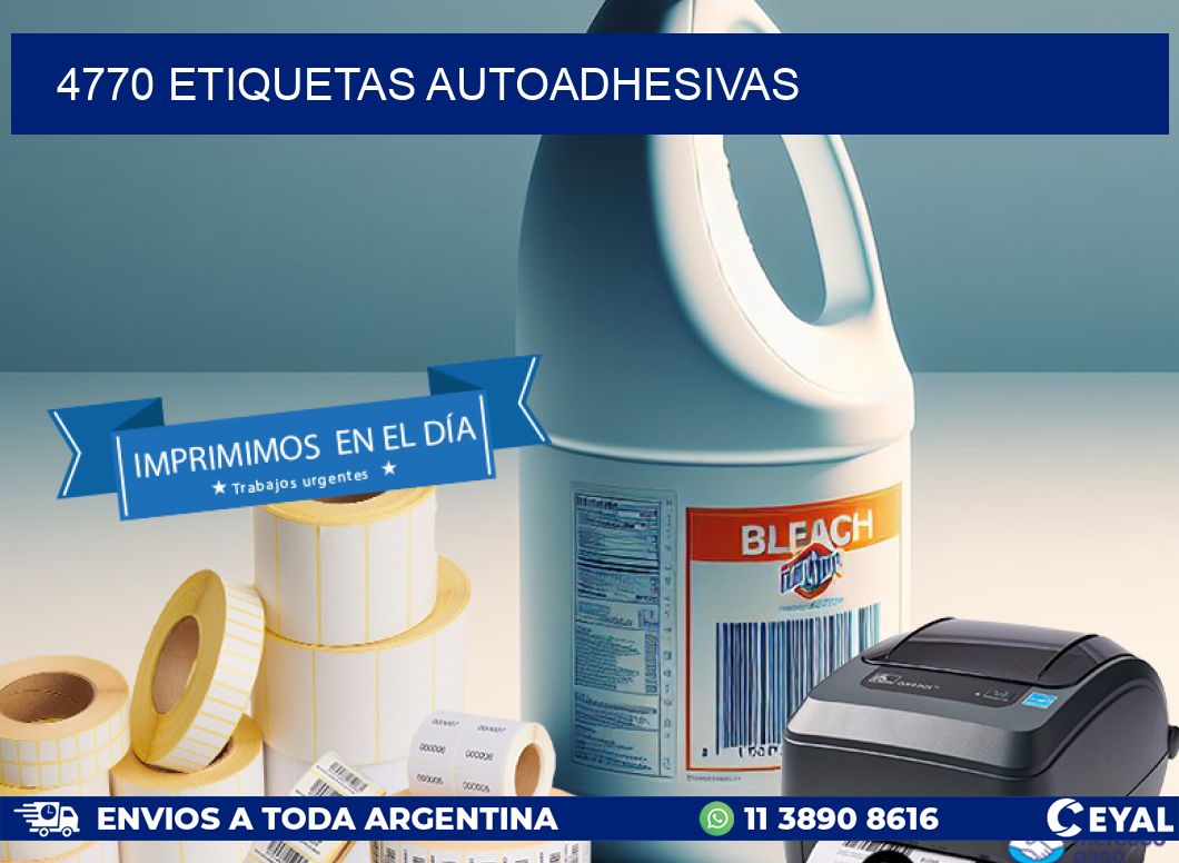 4770 ETIQUETAS AUTOADHESIVAS