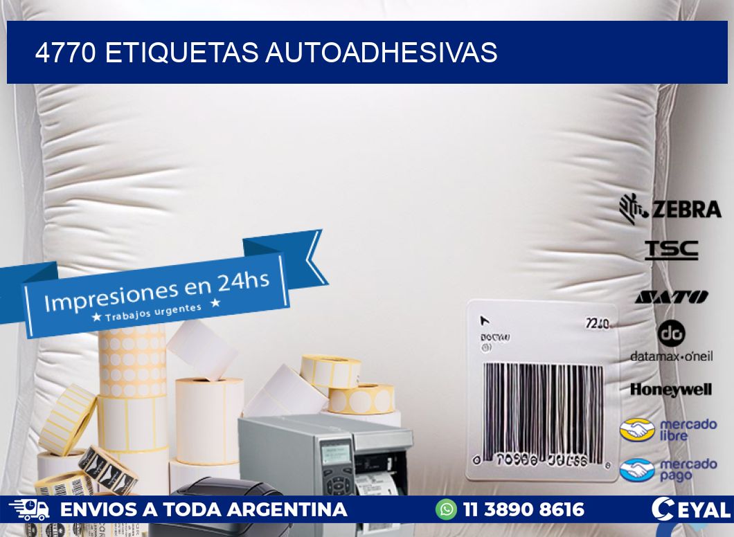 4770 ETIQUETAS AUTOADHESIVAS