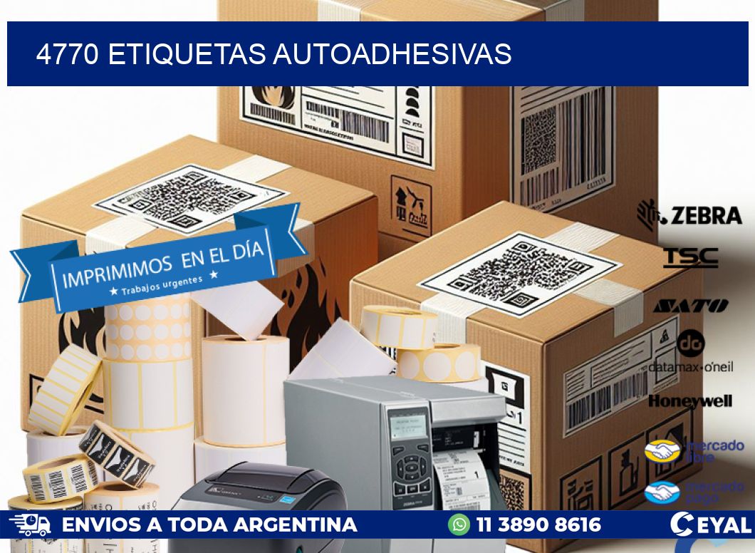 4770 ETIQUETAS AUTOADHESIVAS