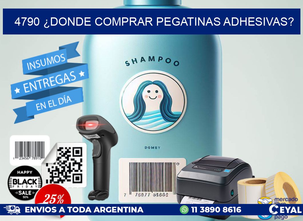 4790 ¿DONDE COMPRAR PEGATINAS ADHESIVAS?