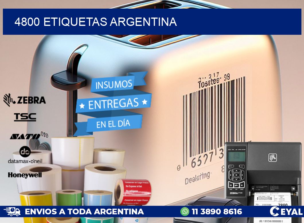4800 ETIQUETAS ARGENTINA